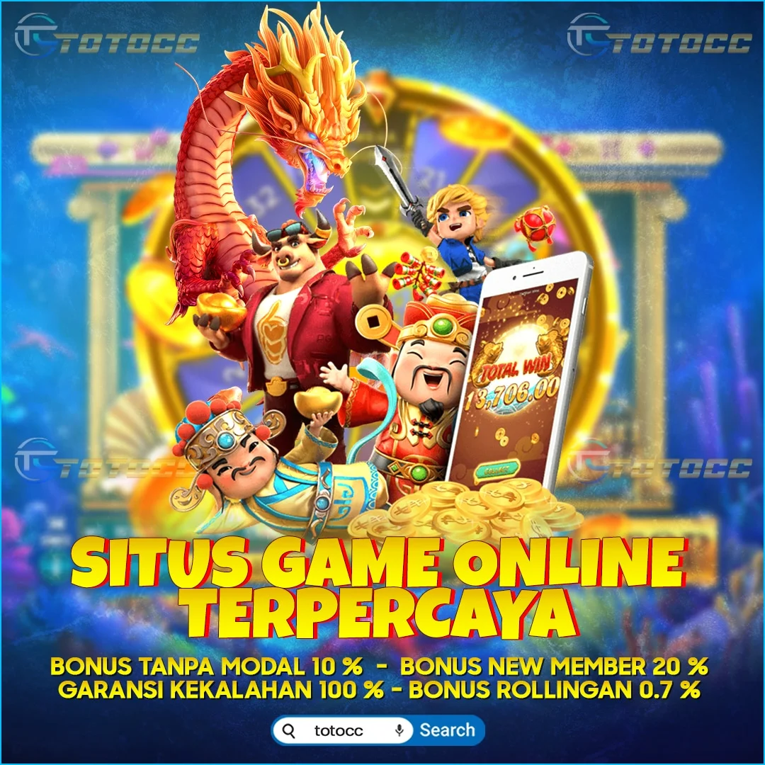 TOTOCC - Toto4D dan Slot Online Terlengkap Deposit Termurah Serta banjir Bonus Hingga puluhan Juta Rupiah Terbaik